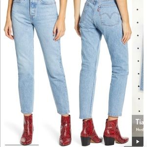 Levi's Light Blue Straight Leg Jeans